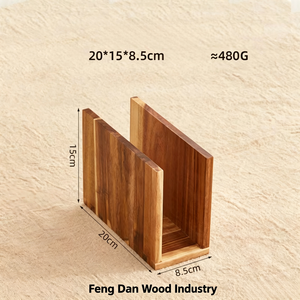Ensemble de planches <span class=keywords><strong>en</strong></span> <span class=keywords><strong>bois</strong></span> massif de style livre avec support, planches de service <span class=keywords><strong>en</strong></span> <span class=keywords><strong>bois</strong></span> étiquetées multi-tailles pour l'organisation <span class=keywords><strong>professionnelle</strong></span> de la cuisine - Product Image 6