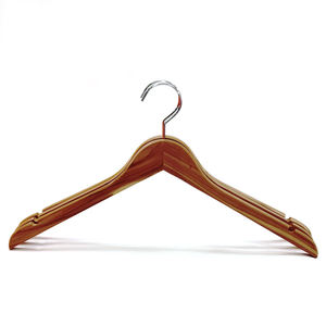 Klassischer <span class=keywords><strong>Standard</strong></span> Erwachsene Massivholz Kleiderbügel Gold Haken Hochwertige benutzer definierte Holz Kleiderbügel Haken für große Mäntel - Product Image 1