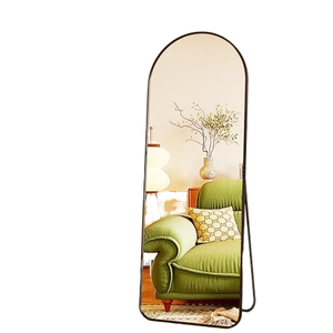 Staande Wandspiegel Over De Volledige Lengte-Verstelbare Kanteling, Slank Frame, Home Gym/Kast Kies Elke Maat En Kleur - Product Image 3