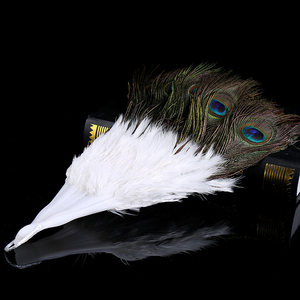 Bán Buôn <span class=keywords><strong>Feather</strong></span> Plumes Wedding Hand <span class=keywords><strong>Fancy</strong></span> Dress Trang Phục Khiêu Vũ Thổ Nhĩ Kỳ Lông Fan Với Peacock <span class=keywords><strong>Feather</strong></span> Để Bán - Product Image 4