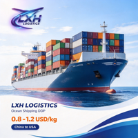 Layanan Kargo Laut LXH DDP dari China ke AS, Pengiriman ke Alamat FBA & Hunian
