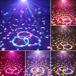 Ysh New <span class=keywords><strong>LED</strong></span> Ma Thuật Bóng Ánh Sáng 12-Màu Sắc Tự Động Sân Khấu Chiếu Disco Chiếu Sáng Âm Nhạc Âm Thanh Kích Hoạt 10W Điều Khiển Từ Xa Cho Khách Sạn - Product Image 3