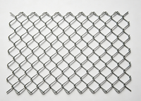 Rollo de Malla de Alambre Galvanizado por Inmersión en Caliente, Malla de Alambre Diamantada para Cercas de Granjas, Pastos, Jardines, Patios, Delimitación de Límites y Seguridad