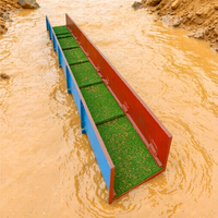 Alfombrillas de acero Hengchang para canales de descarga, rollos de alfombra ecológicos para recuperación de oro en minería, venta al por mayor