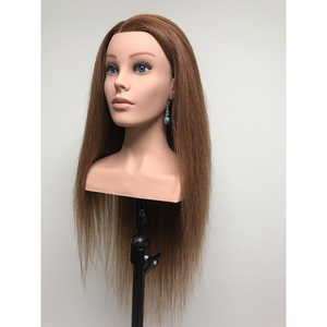 Testa da allenamento per scuole <span class=keywords><strong>di</strong></span> accademia europea, modello femminile da sposa con spalle, in capelli umani - Product Image 3
