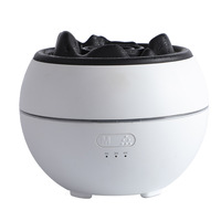 Difusor de Aroma Transfronterizo para el Hogar, de Escritorio, con Temporizador, Pulverizador Ultrasónico, Atomización Simulada de Lava, Humidificador Enchufable, Niebla Silenciosa de 0.5-1L