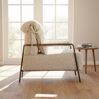 Fauteuil de salon moderne au design luxueux pour salon, hôtel, usage extérieur - Chaise longue de détente
