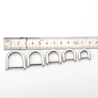 Acier inoxydable 316L, finition or PVD 18K, anneau en D fer à cheval, boucle de sangle réglable, anneau à vis amovible, quincaillerie pour sacs et bijoux