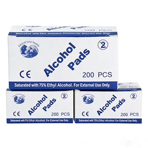 100 Toallitas Desechables con <span class=keywords><strong>Alcohol</strong></span>, 75% Etanol, Toallitas de Limpieza para la Piel Saturadas con <span class=keywords><strong>Alcohol</strong></span> Medicinal para Desinfección en el Hogar y al Aire Libre - Product Image 2