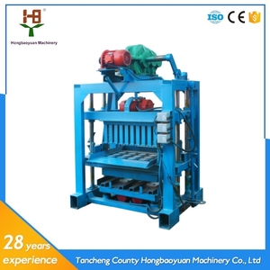 Qt4-40 semplice manuale di cemento blocco cavo finitrice per la fabbricazione di mattoni macchina per la vendita - Product Image 1