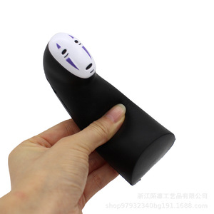 Juguete antiestrés de rebote lento con personaje sin rostro de Pu para niños de 8 a 13 años, unisex - Product Image 2