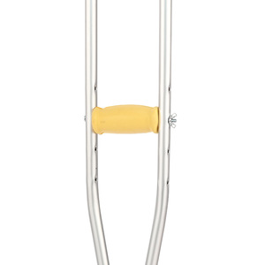 Adjustable Aluminum Alloy Underarm Crutches With <b>Spring</b> <b>Clip</b> Lock For 153-175cm Height Rehabilitation Walking Aid - Product Image 2