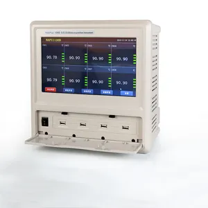 Télécommande multicanal pour mesure de la température, des écrans de 10 pouces, comprend également la tension, la pression, et le courant