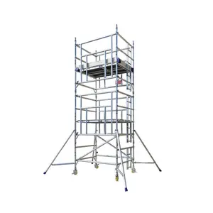 زيمو أفضل جودة البناء المعادن الثقيلة أدوات الصلب السقالات قابل للتعديل سقالة برج مع أنواع سلم