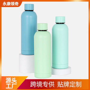 Stainless Steel Insulated Water Bottle 530Ml Light Blue Travel Cup Portable Outdoor Use - Product Image 5