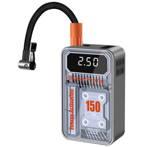 SuperPump Tire Inflator 150 Psi LCD <b>Display</b> Automatic Shut Off 12V USB <b>Cable</b> - Product Image 1
