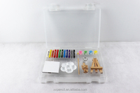 Vente chaude 23PCS Pp Box Kits de dessin Cadeau de Noël Art Stationary Set pour enfants Dessin