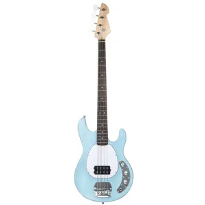 저렴한 가격 판매 일렉트릭 기타 블루 일렉트릭 베이스 기타 고품질 중국 제