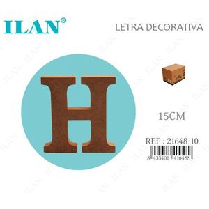 ILAN Lettera Decorativa in Legno H 15Cm per Decorazione d'Interni - Product Image 1