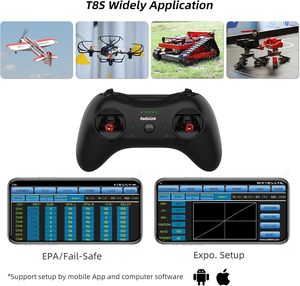 RadioLink A560 RTF Avión RC Acrobático 3D con Envergadura de 580 mm, Estabilizador Giroscópico EPP, Avión de Ala Fija RTF para Principiantes y Aviadores Aficionados - Product Image 4