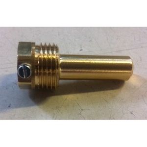 Thermomètre bimétallique Fig.569 80 mm, corps en acier zingué et cadre chromé, tige arrière 9 mm x 50 mm, plage de température - Product Image 2