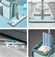 Vente en gros usine Balai serpillère plat auto-essoreur pour le nettoyage des sols et des salles de bain