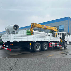 משאית מנוף SHACMAN 6X4 12 טון 16 טון מנוף משאית מטען הידראולית מנוף רכוב - Product Image 3