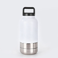 Portable 32oz En Acier Inoxydable Pet Bouteille D'eau Distributeur Direct Potable Bouchon À Vis Étui De Transport Classique pour Camping En Plein Air