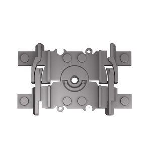 Train Building <b>Block</b> Track Train Straight Track Curved Turnout Accessories Small Particles Assembly - Product Image 6