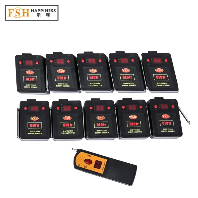 Neues Produkt Magic One Channel Glück Wireless 10 Cues Fernbedienung Feuerwerk Feuer System für Verbraucher Feuerwerk