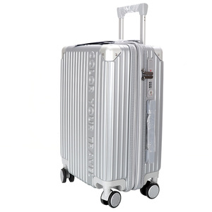 Student <b>Trolley</b> <b>Suitcase</b> 20-Inch Spinner Wheels USB Port TSA Lock Stripe Design Unisex Leisure Travel - Product Image 5