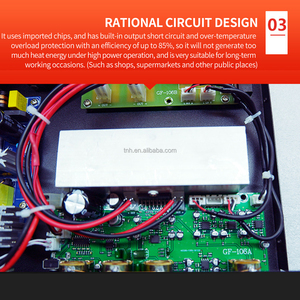 Tnh AM-X108 Di Động Bảng Mini Khuếch Đại Công Suất Nhà Với Bluetooth USB Thẻ SD <span class=keywords><strong>RCA</strong></span> 6.35Mm Đầu Vào Cho Hifi Karaoke Disco Bar - Product Image 4