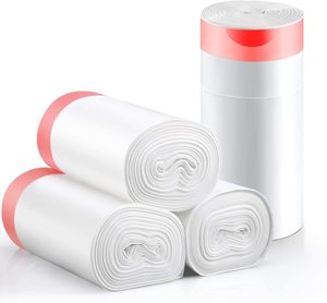 Extra Thick Garbage Bags Wastebasket Bin Liners Plastic Count 4 Gallon Biodegradable Compostable Drawstring Trash Bags