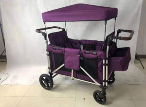 Jardin extérieur plage pliant chariots à main chariot 4 bébé pliable poussette wagon haute qualité camping wagon pour enfants - Product Image 3