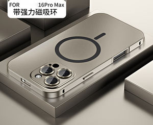 Funda Magnética de Aleación de Aluminio con Carga Inalámbrica para Serie Desert, a Prueba de Golpes, con Marco Metálico y Protector de Cámara, Precio de Fábrica - Product Image 3