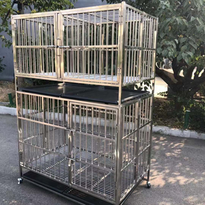 Lizedirler yeni paslanmaz çelik kafes, çok katmanlı anne ve çocuk evcil hayvan kafesi köpek kafesi - Product Image 6