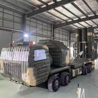 Cible gonflable radar IR personnalisée - Modèle d'entraînement en PVC (Char/Avion/Véhicule de lancement de missiles)