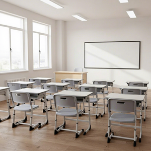 Modern Metal School Supplies Furniture Chairs <strong>Adjustable</strong> <strong>Height</strong> Kids School Sets <strong>Tables</strong> and Chairs Living Room Furniture - Product Image 3