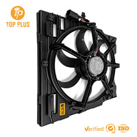 Ventilateur de refroidissement de radiateur sans ailettes pour SUV, référence OE 17428618239 17427634466, pour BMW E70 E71 F15 F16, 400W, ensemble ventilateur de refroidissement de radiateur sans ailettes