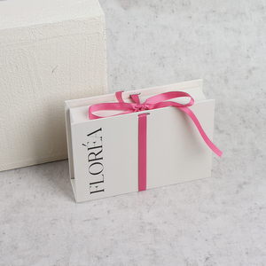 Custom Printed Paper Cardboard <b>Magnetic</b> Closure Gift Boxes with Ribbon - Product Image 3