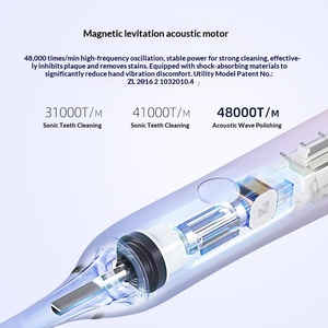 Brosse à dents électrique à couleur dégradée pour hommes et femmes adultes, rechargeable, automatique, intelligente, à poils doux, étanche - Product Image 3