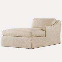 Canapé d'angle en lin personnalisé Rhoohill, design moderne, housse de canapé amovible, meubles de salon