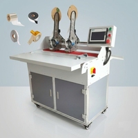 Machine à coller le ruban semi-automatique montée en usine pour l'emballage de cartons pliants, les dossiers et les lunettes