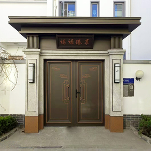 Американские и европейские стильные высококачественные ворота из литого алюминия с порошковым покрытием, противоскользящие, экологичные, водонепроницаемые, устойчивые к гниению - Product Image 5