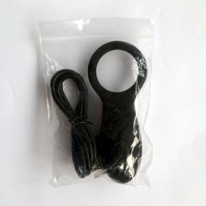 Grosir mainan seks pria cincin penis silikon 10 frekuensi dengan fitur waktu penundaan - Product Image 4