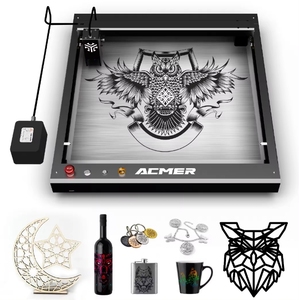 Grabador Láser ACEMR P2 de 10W, Precisión Profunda 3D, Alta Velocidad, Tamaño de Punto Ultrafino de 0.06*0.08mm para Madera y Cuero - Product Image 1