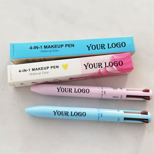 <span class=keywords><strong>Penna</strong></span> Cosmetica Vegana 4 in 1 per Ritocchi, Matita per Sopracciglia, Eyeliner, Matita per Labbra, Evidenziatore Impermeabile 4 Colori - Product Image 1