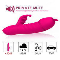 Neuer Klitoris-Rabbit-Vibrator mit Weichem Hautgefühl, Vibrations-Spielzeug zur Klitoris-Stimulation, Nippelsauger, Sexspielzeug für Frauen