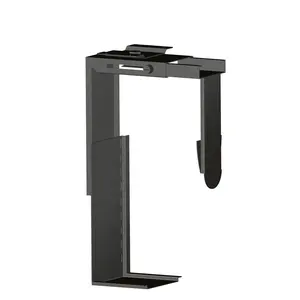 CPU Holder Under Desk Mount, Adjustable Wall PC Mount with 360 Degree Swivel, Heavy Duty Computer Tower Holder