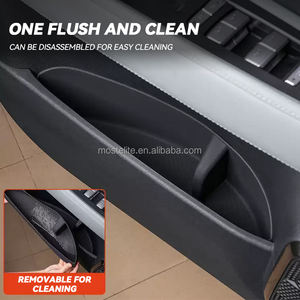 Accessoires intérieurs de <span class=keywords><strong>voiture</strong></span>, boîte de rangement de porte, ensemble de 4 pièces, boîte de rangement de poignée de porte avant et arrière en TPE pour accessoires Byd Leopard 5 - Product Image 5